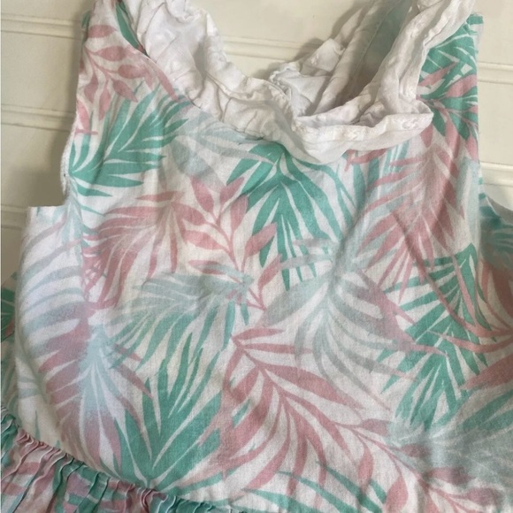 Tommy Bahama Kids Toddler Girls Tropical Palm Leaves Sun Dress Size 3T - Picture 7 of 12